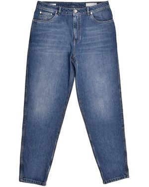 Brunello Cucinelli Denim Jeans Trousers "Medium Wash" Brun252" - Blue
