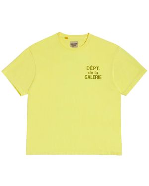 GALLERY DEPT. French T-Shirt "Flo" Gd010" - Yellow