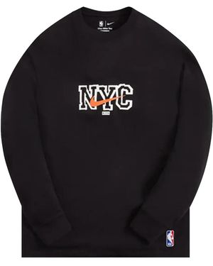 Kith Nike For New York Knicks L/S T-Shirt "Fw21 - Black
