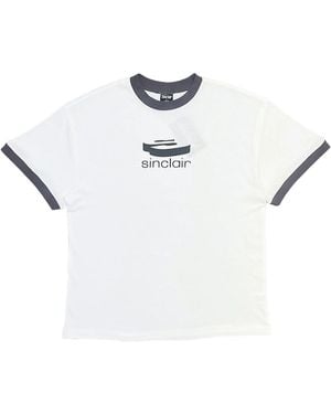 Sinclair 3D Logo Ringer Short Sleeve T-Shirt Smt152 1Wb" - Black