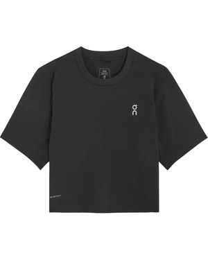 On Shoes Train-T Crop 1Wf12510553" - Black