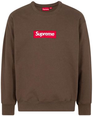 Supreme Box Logo Crewneck "Fw22" Su12498" - Black