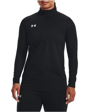 Under Armour Tech Half-Zip Sweatshirt 1376862 001" - Black