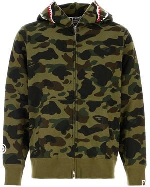 A Bathing Ape Windstopper 1St Camo Shark Hooded Jacket Camo" Jzs4Oyxi" - Green