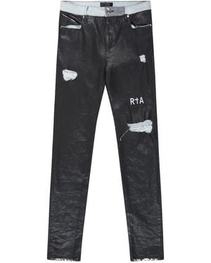 RTA Bryant Skinny Jeans Coated" Mh21D644 0001Bcoat" - Black