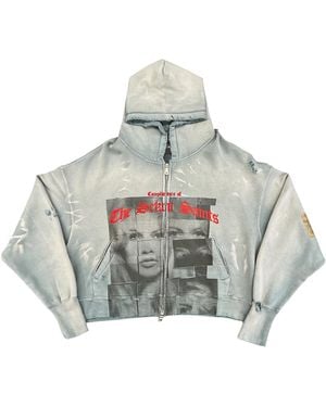 SEKRIT Compliments Hoodie "Washed" Skrt021" - Black