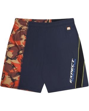 Martine Rose Collage Swim Shorts 189Wsp05208 Oran" - Blue