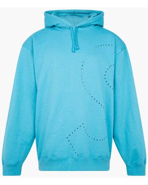 Supreme Laser Cut S Logo Hoodie "Ss21" Su10333" - Blue