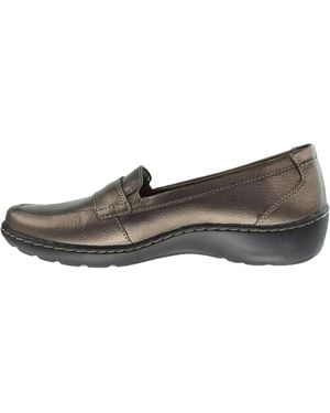 Clarks Cora Daisy "Bronze Metallic" 26154960" - Black