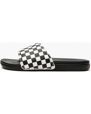 Vans La Costa Slide-On "Checkerboard" Vn0A5Hf527I" - Black