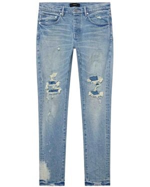 Purple Brand Skinny Garda Repair Jeans P001 Sgrp226" - Black