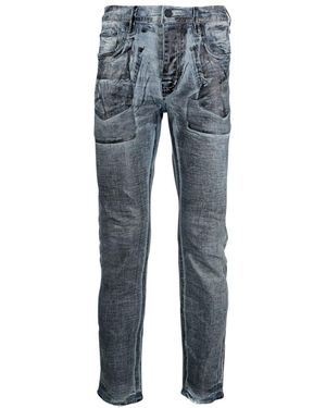 Purple Brand X-Ray With Foil Jeans P001 Ixrb123" - Black