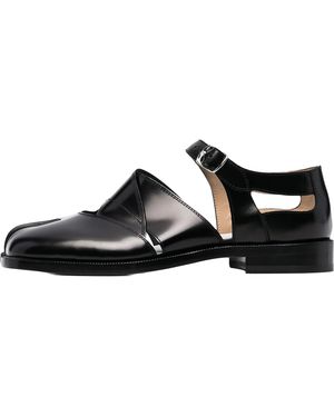 Maison Margiela Tabi Leather Baptiste Sandals S58Wp0239 Ps679 T8013" - Black