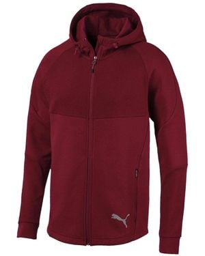 PUMA Evostripe Fullzip Hoodie "Rhubarb" 580097 27" - Red