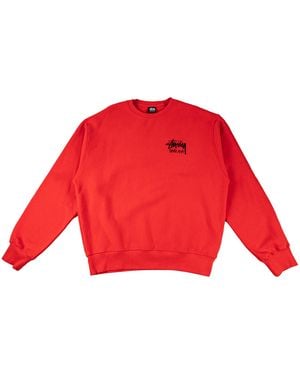 Stussy Basic Sweatshirt "Santa Ana Exclusive - Red