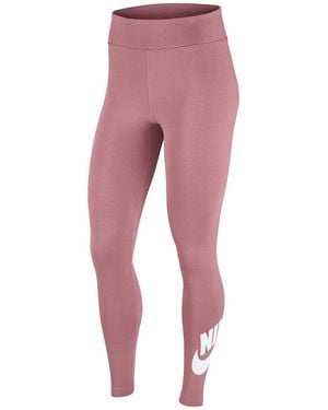 Nike Sportswear High-Waisted Leggings "Desert Berry" Cj2297 614" - Black