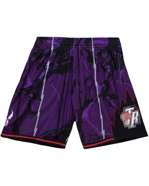 Mitchell & Ness Team Marble Swingman Shorts "Nba Toronto Raptors 1998" Pfsw1279 Tra98Ppppurp" - Black