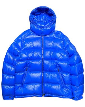 Moncler Maya Short Down Jacket "Royal" Mon03" - Blue