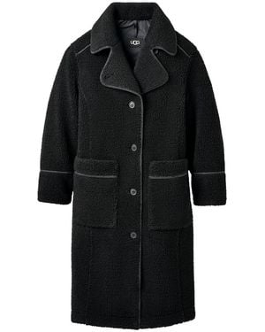 UGG Sema Fluff Coat 1171458 Blk" - Black