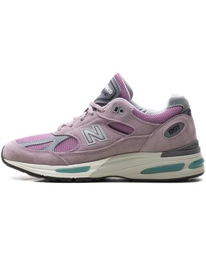New Balance 991V2 "Smoked Pearl" U991Rr2" - Purple
