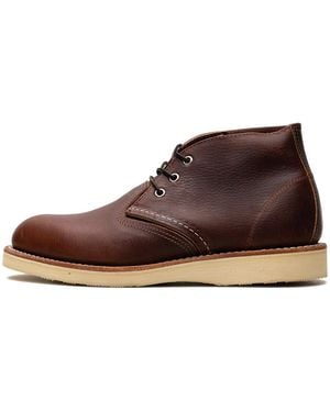 Red Wing Work Chukka "Briar Oil Slick" 3141" - Brown