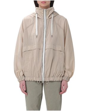 Brunello Cucinelli Hooded Jacket "Ostrica" Brun1551" - Black