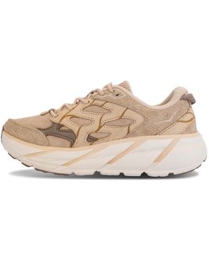 Hoka One One One Clifton L "Elite Terrain System Oak Sand" 1150910 Osn" - Black