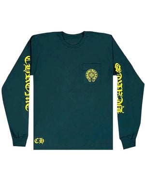 Chrome Hearts Horseshoe Long Sleeve Chrm1089" - Green
