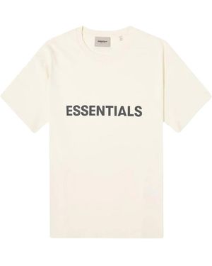 Fear Of God Essentials Front Logo T-Shirt "Cream" 585158 569" - Black