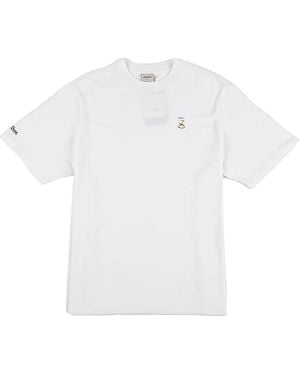Malbon Golf Takout Bermuda T-Shirt Mu 9398 Wht" - Black