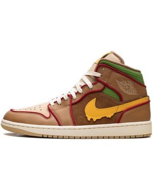 Nike 1 Mid Se "Cheeseburger" Ib7403 224" - Black