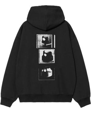 Carhartt Hooded Caps Sweatshirt I036066 89Xx" - Black