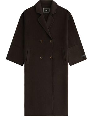 Kith Merra Double Breasted Coat "Dark" Khw010217 244" - Black