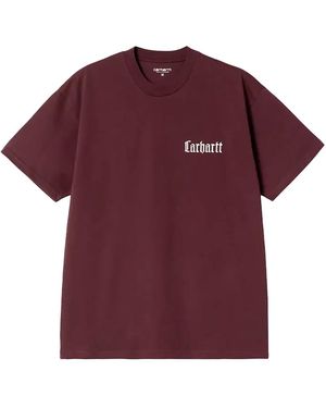 Carhartt Schooling T-Shirt "Rondo" I035453 33K Xx" - Red