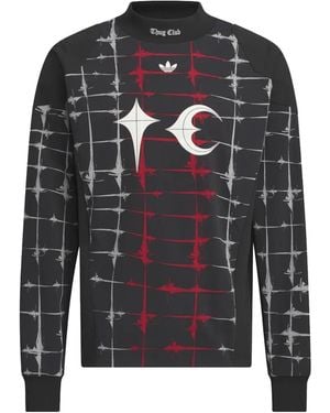 adidas Originals Thug Club Goalie Long Sleeve T-Shirt Kf6913" - Black