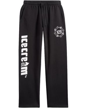 ICECREAM Vertical Joggers 451 8107" - Black