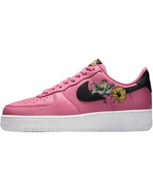 Nike Air Force 1 Low Premium "Now Accepting All Flowers Peony" Ib6644 600" - Black
