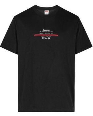 Black and red supreme shirt outlet