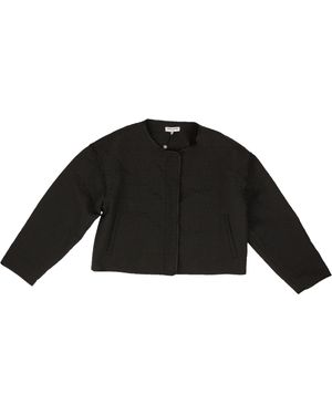 Opening Ceremony Solid Quilted Jacket R20Aol11170" - Black