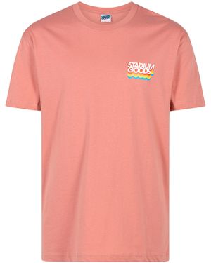 Stadium Goods Gradient Logo T-Shirt "Dusty" Sgs0552" - Black