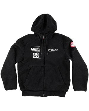 Polo Ralph Lauren Team Usa Hi-Pile Sweatshirt 710P05280001" - Black
