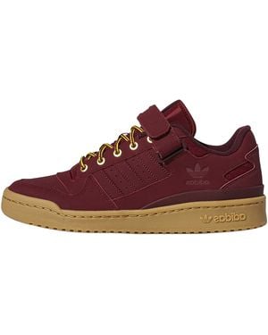 adidas Forum Low "Collegiate Burgundy Gum" Gx7077" - Purple