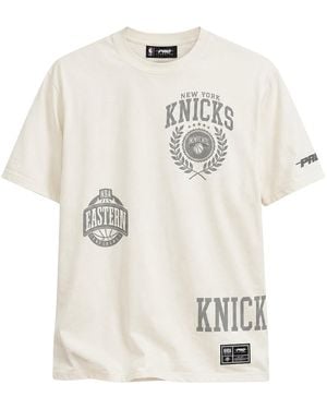 Pro Standard Nba New York Knicks Street Team Cj T-Shirt "Eggshell" Bnk1516667 Egg" - Black
