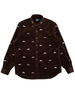 Palace Embroidered Cord Gti Shirt "Ralph Lauren X Pa0080" - Black