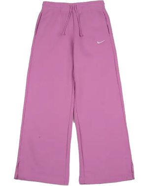 Nike Nsw Phoenix Fleece Wide Leg Joggers "Lt Sail" Ih1011 503" - Black