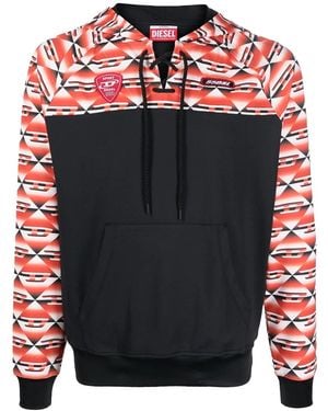 DIESEL Amst-Zonnie-Ht20 Sweat-Shirt A06618 0Teav 900" - Black