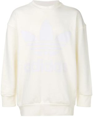 adidas Adicolor Trefoil Crewneck "Off" Bq1801" - Black
