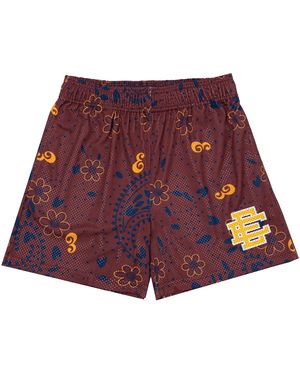 Eric Emanuel Ee Basic Paisley Shorts Ee892" - Red