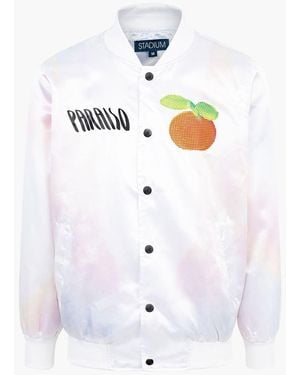 Stadium Goods Paraiso Satin Jacket "erin D. Garcia" - White