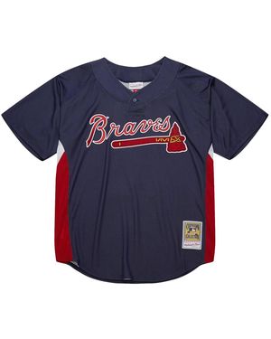 Mitchell & Ness Mlb Chipper Jones Jersey "2007 Atlanta Braves – Abpj7106 Abr07Cjonavy" - Blue